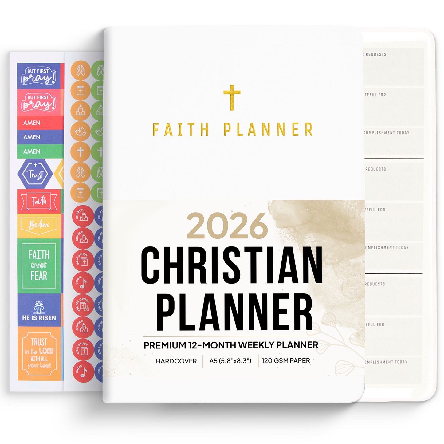 2026 CHRISTIAN PLANNER (12 MONTHS, DATED) - Faith Planner