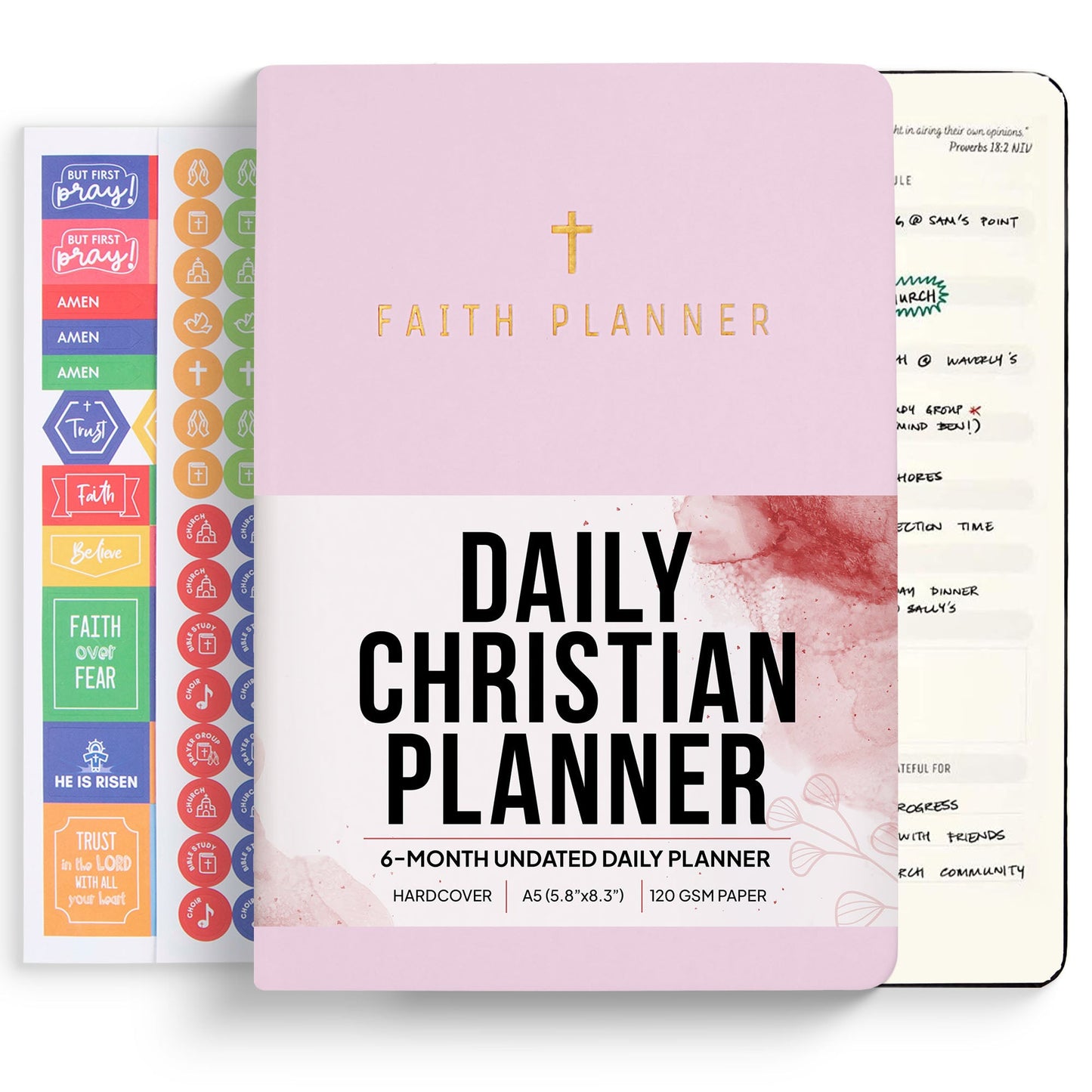 UNDATED CHRISTIAN PLANNER (6 MONTHS) - Faith Planner