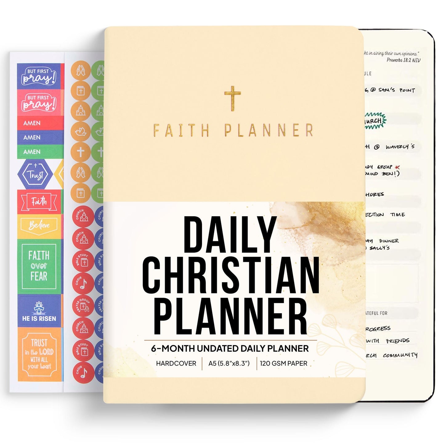 UNDATED CHRISTIAN PLANNER (6 MONTHS) - Faith Planner