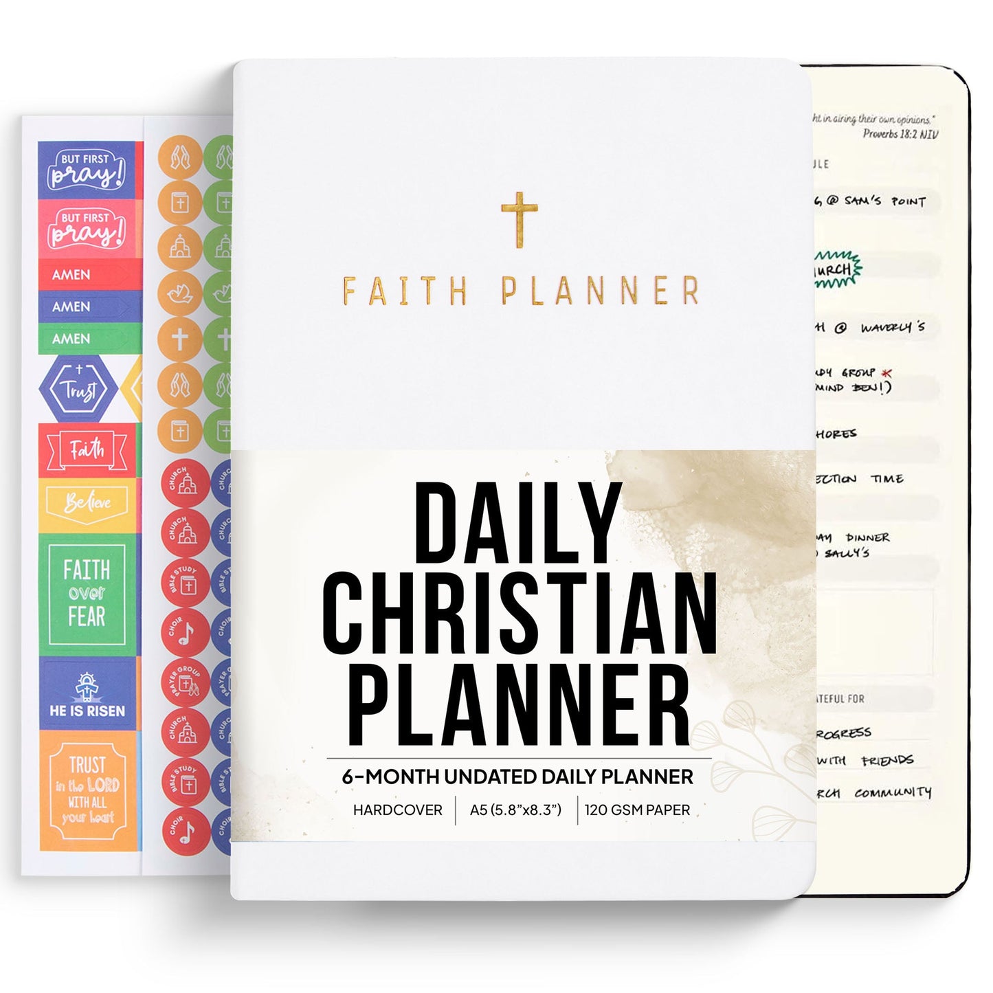 UNDATED CHRISTIAN PLANNER (6 MONTHS) - Faith Planner