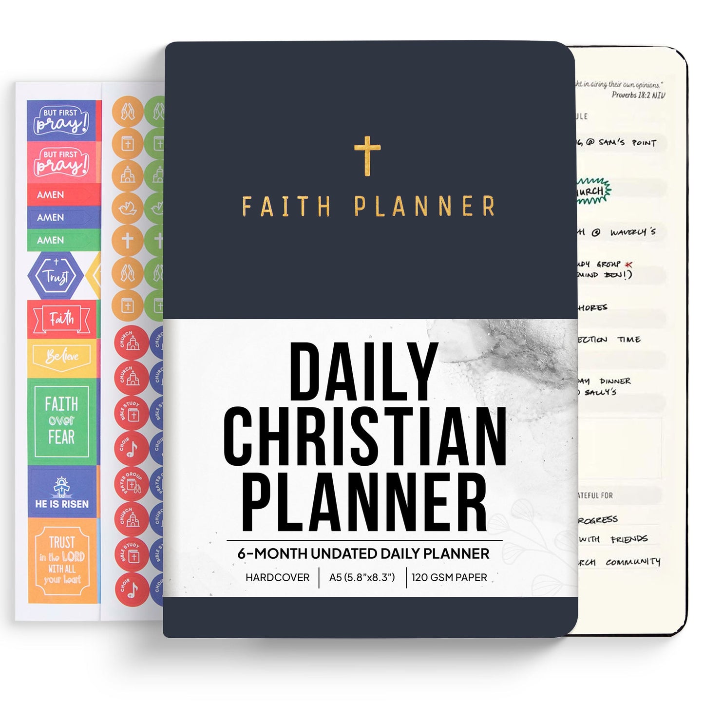 UNDATED CHRISTIAN PLANNER (6 MONTHS) - Faith Planner