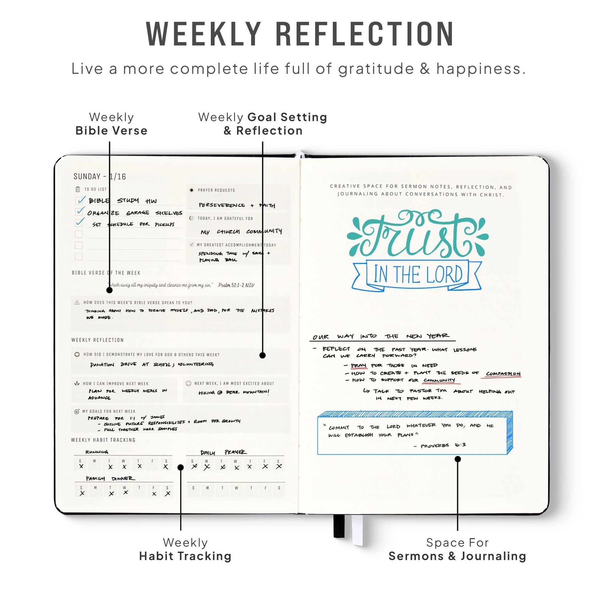 2025 CHRISTIAN PLANNER (12 MONTHS, DATED) - Faith Planner