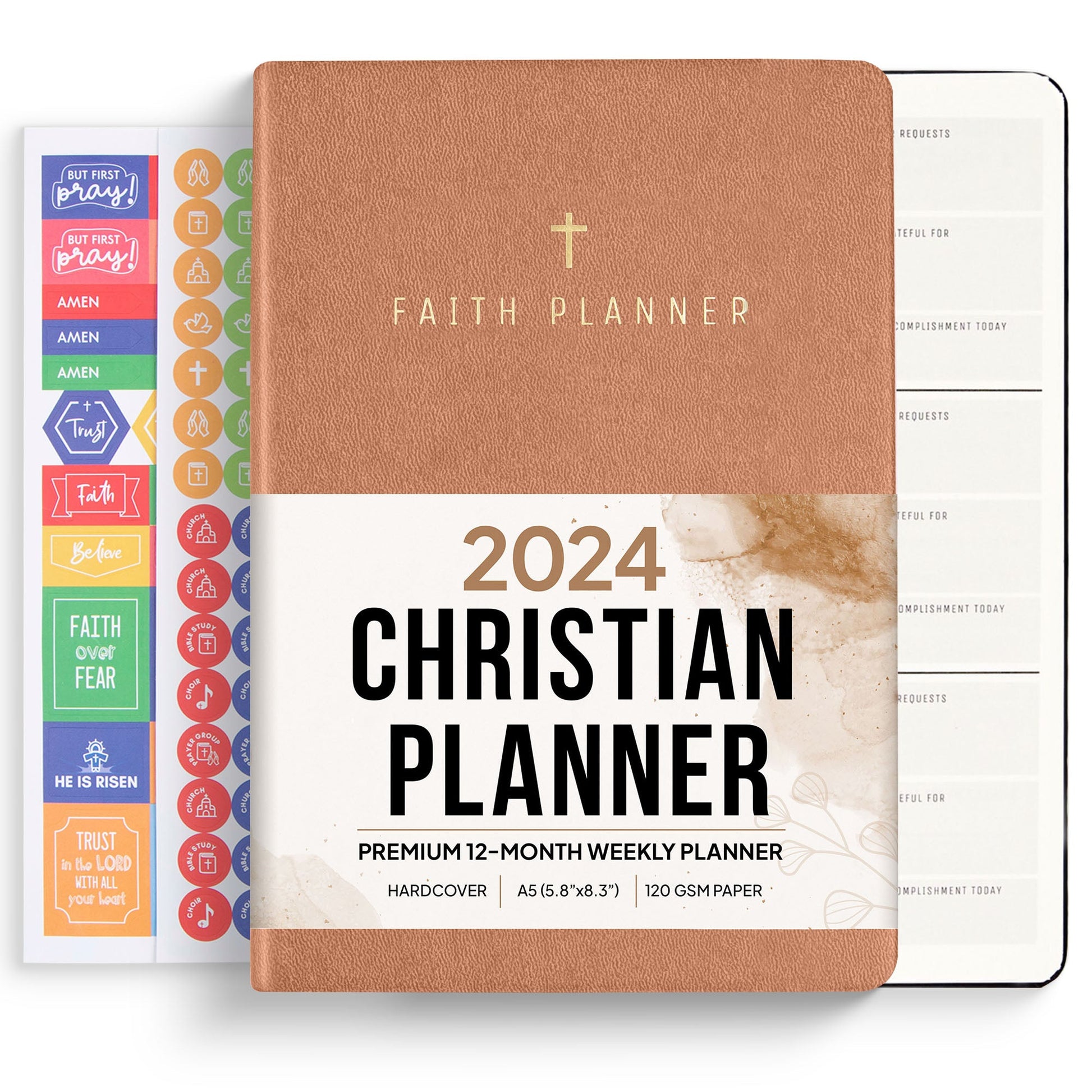 2024 Christian Planner, Bible Planner & Prayer Journal Daily Christian  Planner 2024 For Women & Men