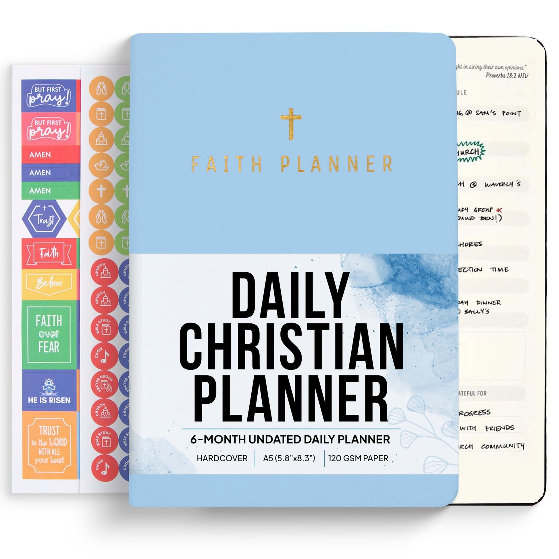 UNDATED CHRISTIAN PLANNER (6 MONTHS) - Faith Planner